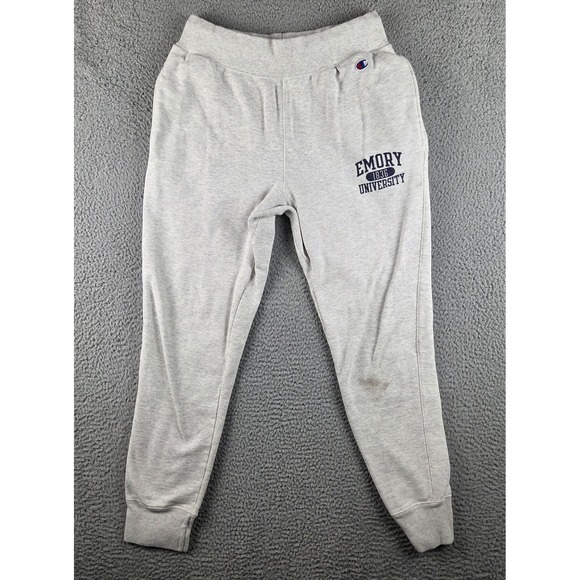 Champion Other - Emory University‎ Sweatpants Mens Medium Gray Champion Reverse Weave